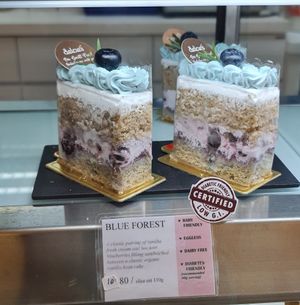 Blue forest ~ 2/8/22 at Delcie's Desserts and Cakes in Central Singapore