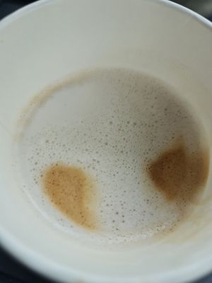 2/3 cup Latte @ $5.80 ~ 7/02/23 at Delcie's Desserts and Cakes in Central Singapore