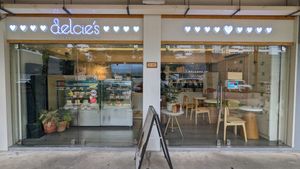 Entrance at Delcie's Desserts and Cakes in Central Singapore