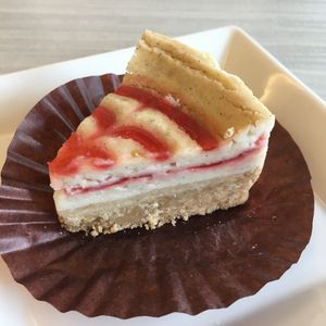 vegan strawberry cheesecake - $9 SGD at Delcie's Desserts and Cakes in Central Singapore