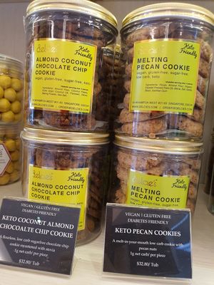 Vegan cookies ~ Circuit Breaker Period Phrase 1 at Delcie's Desserts and Cakes in Central Singapore