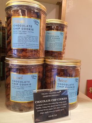Chocolate chips cookie ~ Vegan cookies ~ Circuit Breaker Period Phrase 1 at Delcie's Desserts and Cakes in Central Singapore