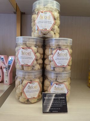 Macadamia cookie ~ Vegan cookies ~ Circuit Breaker Period Phrase 1 at Delcie's Desserts and Cakes in Central Singapore