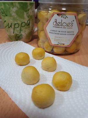Mini Pineapple Tarts ~ Circuit Breaker Period Phrase 1 at Delcie's Desserts and Cakes in Central Singapore