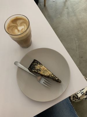 coffee & dessert  at Funk You Natural Food in Berlin