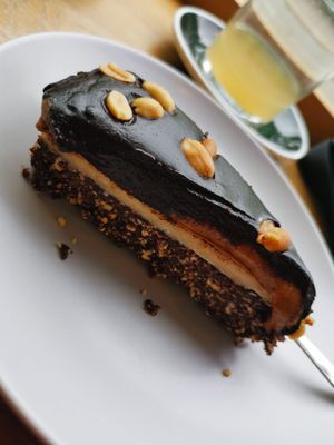 Snickers cake at Funk You Natural Food in Berlin