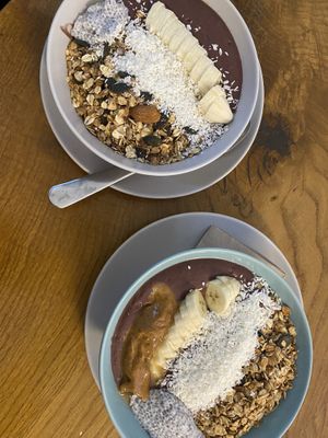 Açai Bowl with extra peanut butter 🤍  at Funk You Natural Food in Berlin