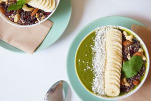 Matcha bowl at Funk You Natural Food in Berlin