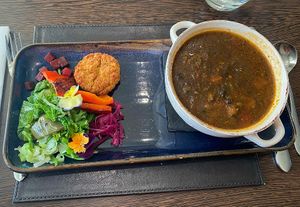 Mushroom Bourguignon  at Poacher Restaurant in Ballina