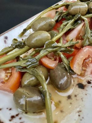 Tomato salad  at Casino Gastro Club in Totana