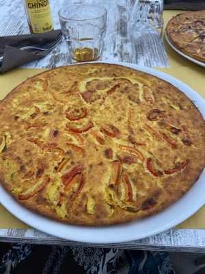 Farinata peperoni  at Lo Spuntino in Loano