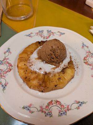 Dessert at Trattoria La Madia in Brione