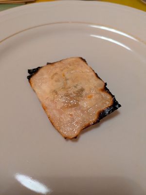 Pelle di koji at Trattoria La Madia in Brione