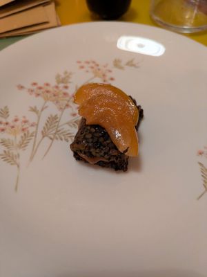 Tempeh di lenticchie at Trattoria La Madia in Brione