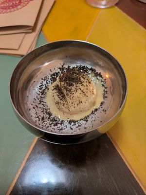 Sorbetto at Trattoria La Madia in Brione