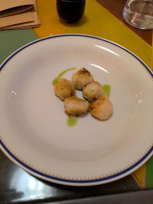 Gnocchi at Trattoria La Madia in Brione