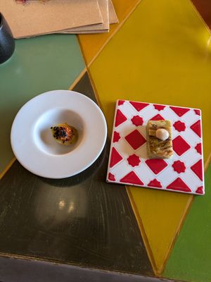 Entrée at Trattoria La Madia in Brione