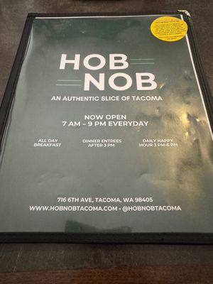  at Hob Nob in Tacoma