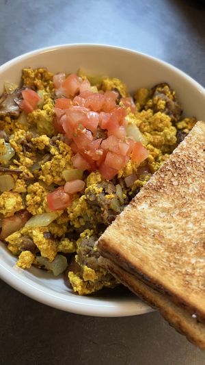 Vegan Skillet w/ Sourdough Bread  at Hob Nob in Tacoma