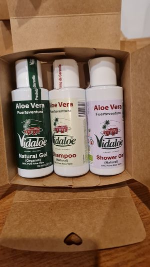 Gel douche et shampoing at Vidaloe Fuerteventura Agualoe SL Aloe Vera in Fuerteventura
