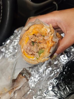 Philly cheese steak 😍 at Uptown Veg 2 in New York City