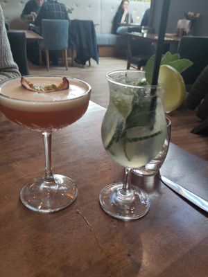 Mocktails at Ascough's Bistro in Market Harborough