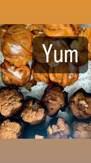 Cardamom buns & banana muffins…🌱💚  at The Salty Crow in Lowestoft