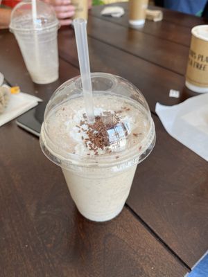 Chocolate oat milkshake  at The Salty Crow in Lowestoft