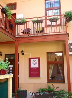 Entrance of the restaurant. at Good Five in Bratislava