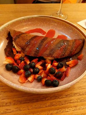 Chocolate crepe at Twisted Dessert Bar in Fitzroy