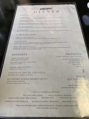   at The Delft Bistro in Marquette