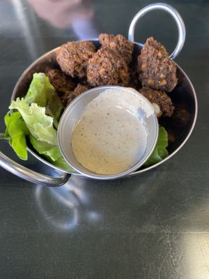 Falafel  at The Delft Bistro in Marquette