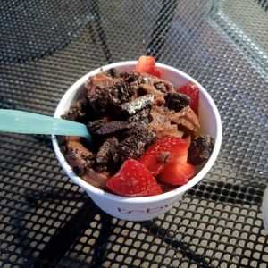 😋 at TCBY in Fort Collins