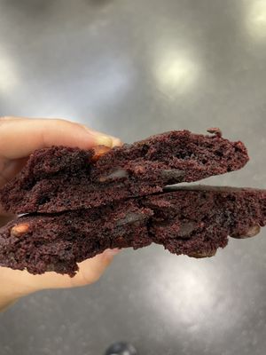 Red velvet cookie   at Heeso 희소 in Busan