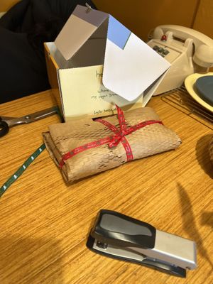 Packing up my choices  at Heeso 희소 in Busan