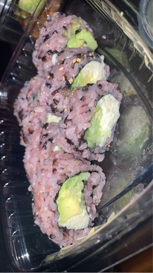 vegan california roll  at Sancha Sushi in San Francisco