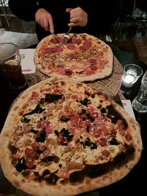 Vegane Pizza Forza at L'Osteria in Ingolstadt