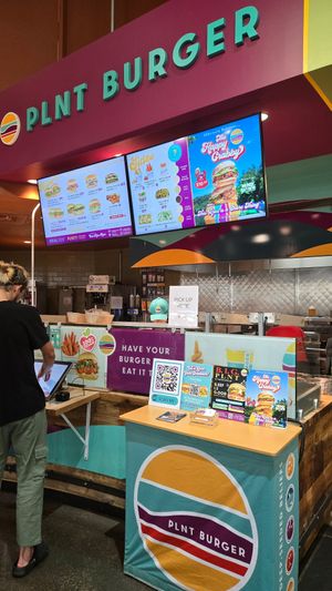Plnt burger inside whole foods at PLNT Burger in Rockville