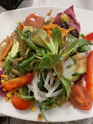 Vegan salad  at Ristorante Toscanini in Cologne