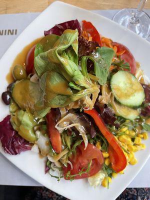 Vegan salad  at Ristorante Toscanini in Cologne