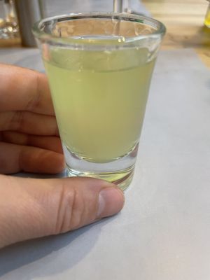 Limoncello  at Ristorante Toscanini in Cologne