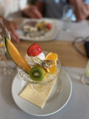 Vegan sorbet  at Ristorante Toscanini in Cologne