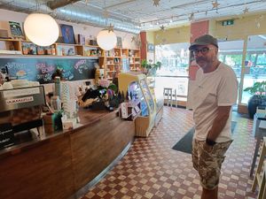 the serving area at Evita Espressobar in Oslo
