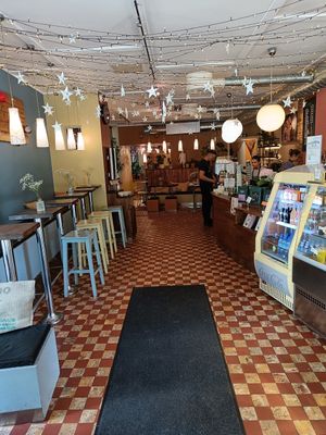 The cafe at Evita Espressobar in Oslo