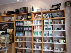 Indoors at Evita Espressobar in Oslo