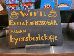 Free Wi-Fi at Evita Espressobar in Oslo