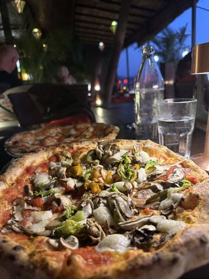  Vegan cheese pizza!   at Romanzo Tropicale in Koh Phangan