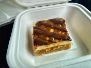 Caramel magic bar   at Fairy Cakes in Vancouver
