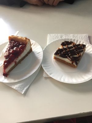 Cheesecake and slice at Fairy Cakes in Vancouver