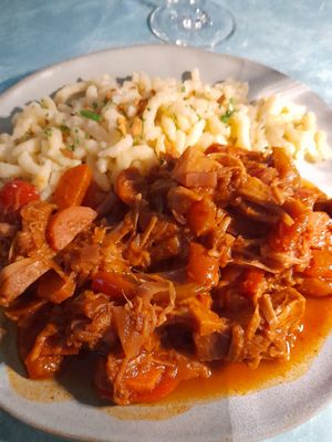 Ragout + Spätzle at blattwerk in Freiburg
